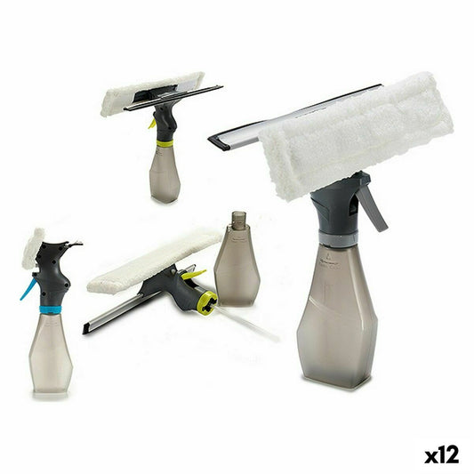 Window cleaner with integrated vaporizer Double Plastic 26 x 27.5 x 26 cm (12 parts)
