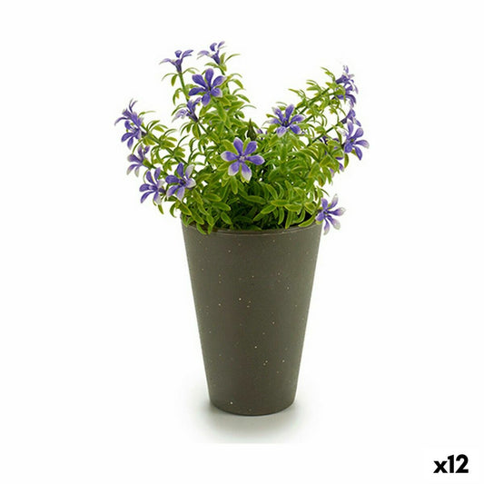 Decorative plant Flower Plastic 12 x 19 x 12 cm (12 parts)