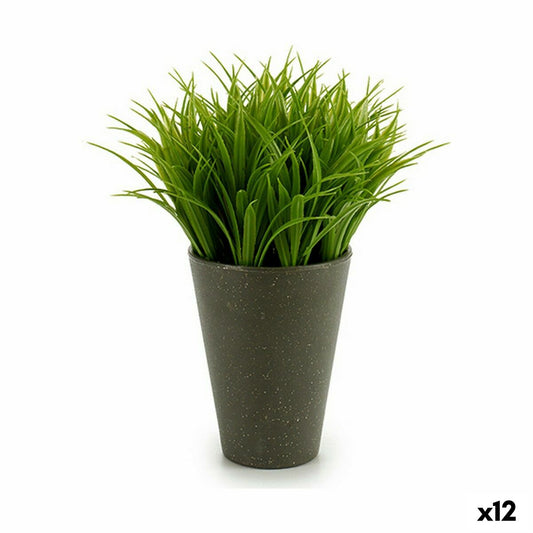 Decorative plant Plastic 11 x 18 x 11 cm Green Gray (12 parts)