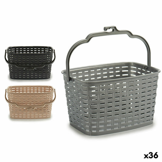 Laundry basket Plastic 3 L 23.5 x 12.8 x 19 cm (36 Parts)