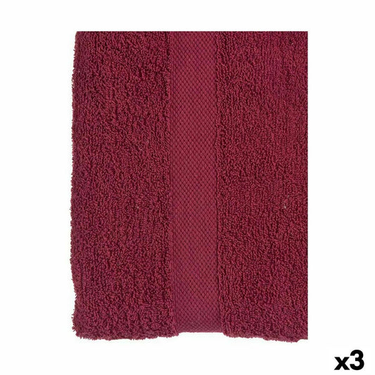 Bath towel Red-brown 90 x 0.5 x 150 cm (3 parts)