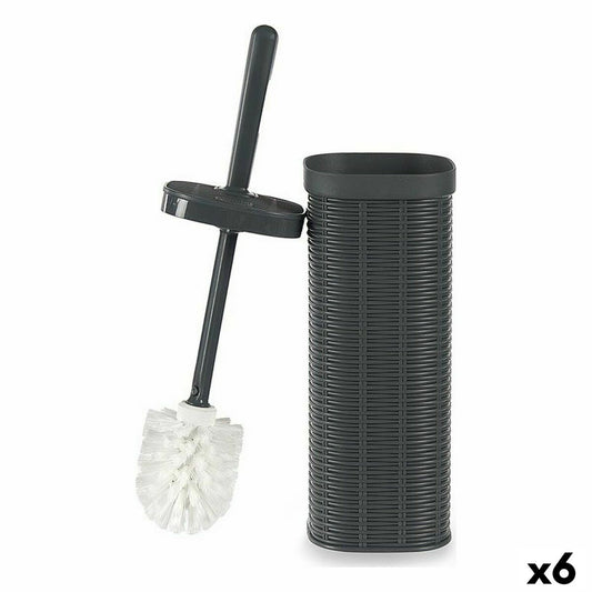 Toilet brush Stefanplast Elegance Gray Plastic 11.5 x 40.5 x 11.5 cm (6 parts)