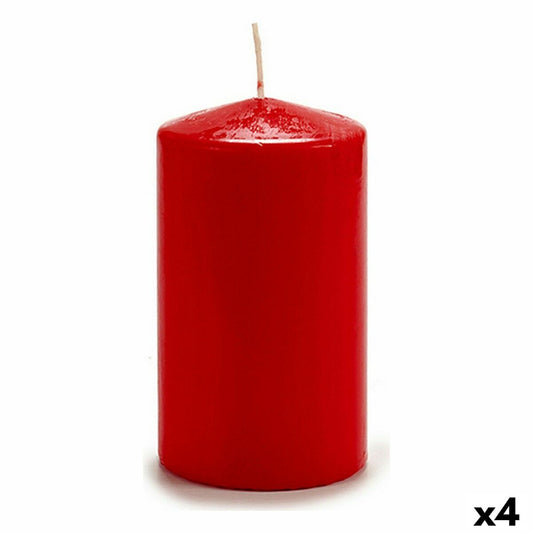 Candle Red 9 x 15 x 9 cm (4 parts)