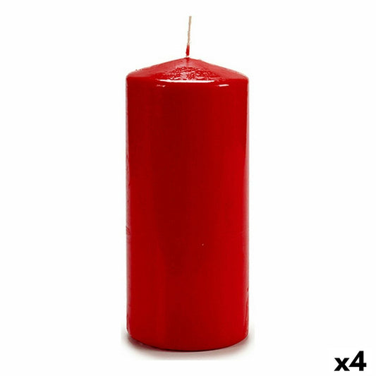 Candle Red 9 x 20 x 9 cm (4 parts)