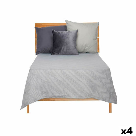 Bed cover (blanket) 180 x 260 cm Gray (4 parts)