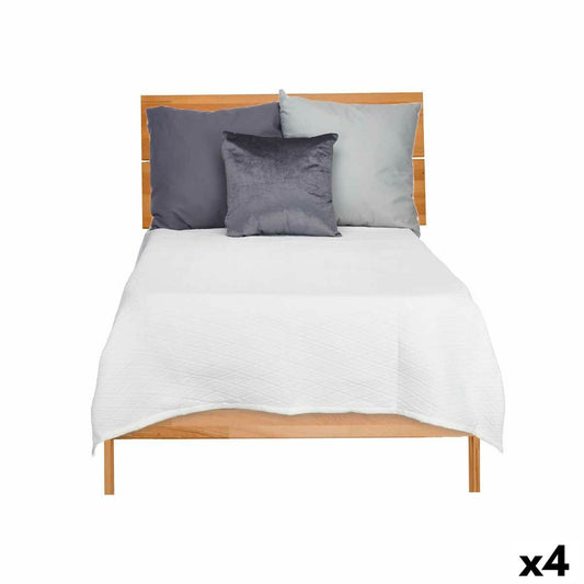 Bedspread (blanket) 180 x 260 cm Diagonal White (4 parts)