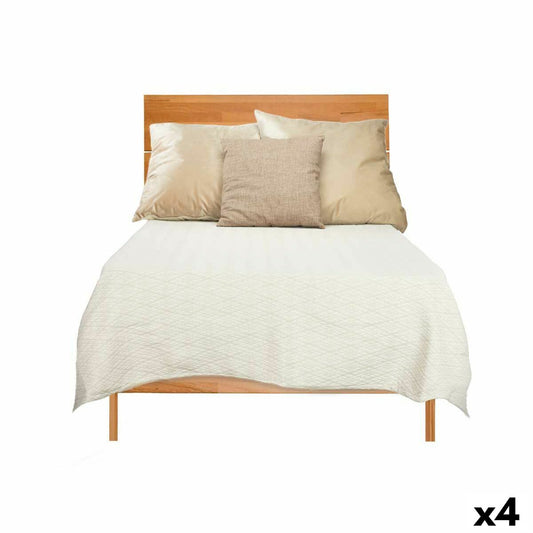 Bedspread (blanket) 180 x 260 cm Diagonal Beige (4 parts)