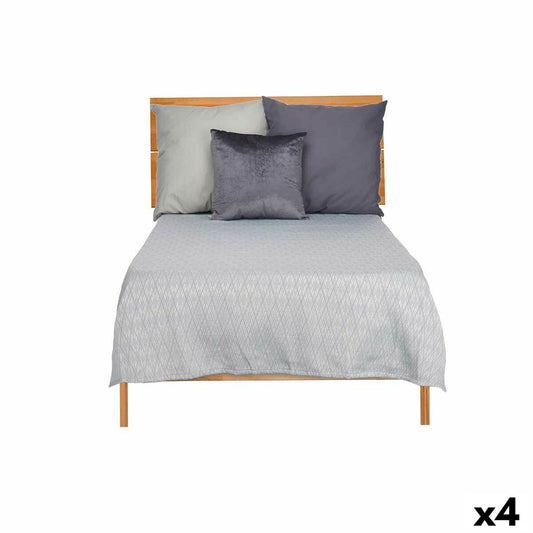Bedspread (blanket) 180 x 260 cm Diagonal Gray (4 parts)