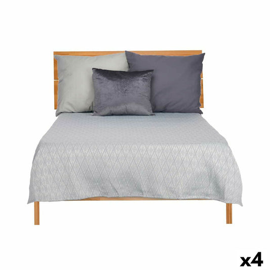 Bedspread (blanket) 240 x 260 cm Diagonal Gray (4 parts)