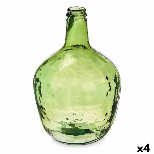Bottle Smooth Interior 17 x 29 x 17 cm Green (4 parts)