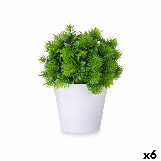 Decorative plant Plastic 17 x 19.5 x 17 cm (6 parts)