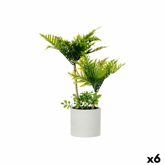 Ornamental plant Palm Plastic Cement 12 x 45 x 12 cm (6 parts)