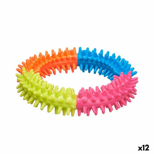 Dog toy Support Ring Silicone 12.5 x 2.5 x 12.5 cm (12 parts)